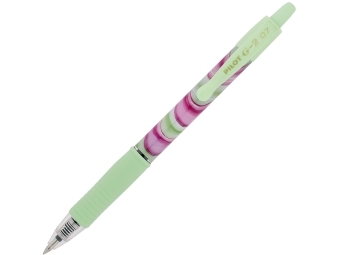 Pilot Roller G-2 Flow 0,7mm, zelený s čiernym atramentom